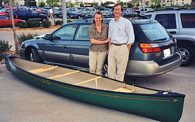 Debra and Ian and Canoe Store