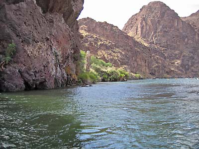 Sheer cliff edges