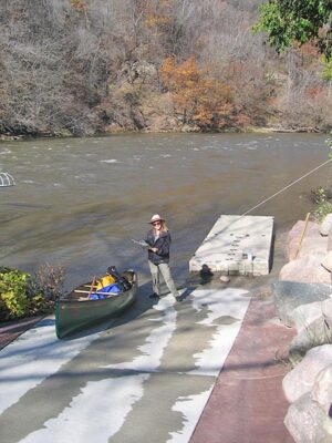 Borrowed boat ramp!