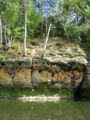 Sandstone cliff