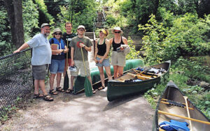 Neighbors and canoes