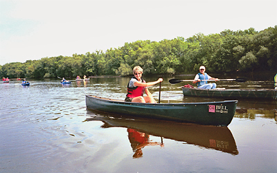 Paddling Solo Kate!