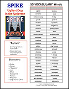 Spike Vocabulary Sheet