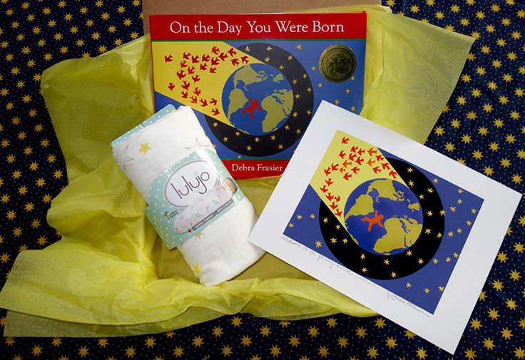 Gift Card in a Welcome Baby Gift Box