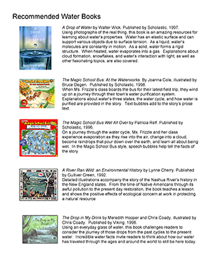 The Incredible Water Show bibliography