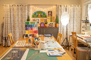 Debra Frasier Studio photo credit Lucy Plato Clark